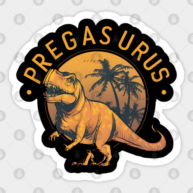 Pregasaurus Sticker by NomiCrafts